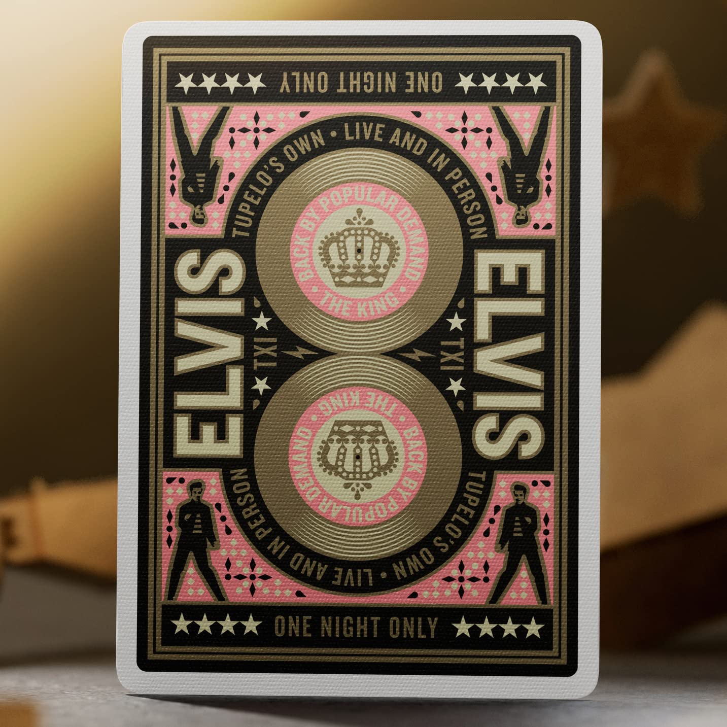 Theory11 Elvis Playing Cards – Officially Licensed Premium Deck with Embossed Foil