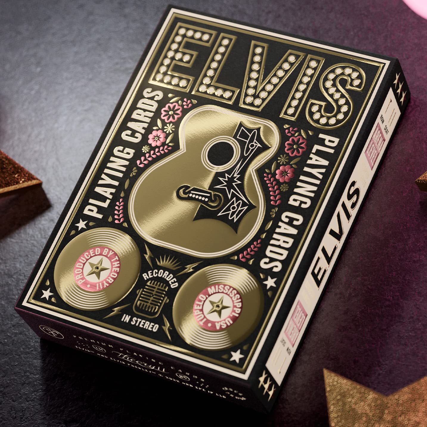 Theory11 Elvis Playing Cards – Officially Licensed Premium Deck with Embossed Foil