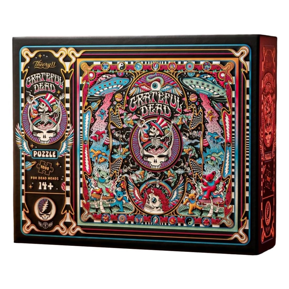 theory11 Grateful Dead Jigsaw Puzzle – 1,000 Pieces with Multidimensional Experience