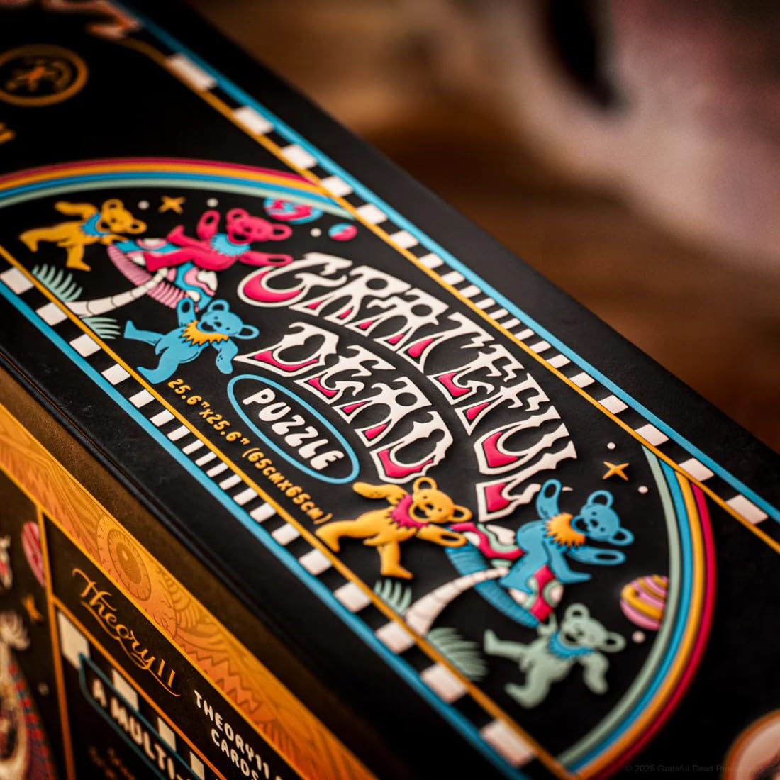 theory11 Grateful Dead Jigsaw Puzzle – 1,000 Pieces with Multidimensional Experience