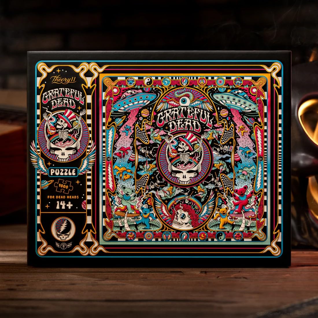 theory11 Grateful Dead Jigsaw Puzzle – 1,000 Pieces with Multidimensional Experience