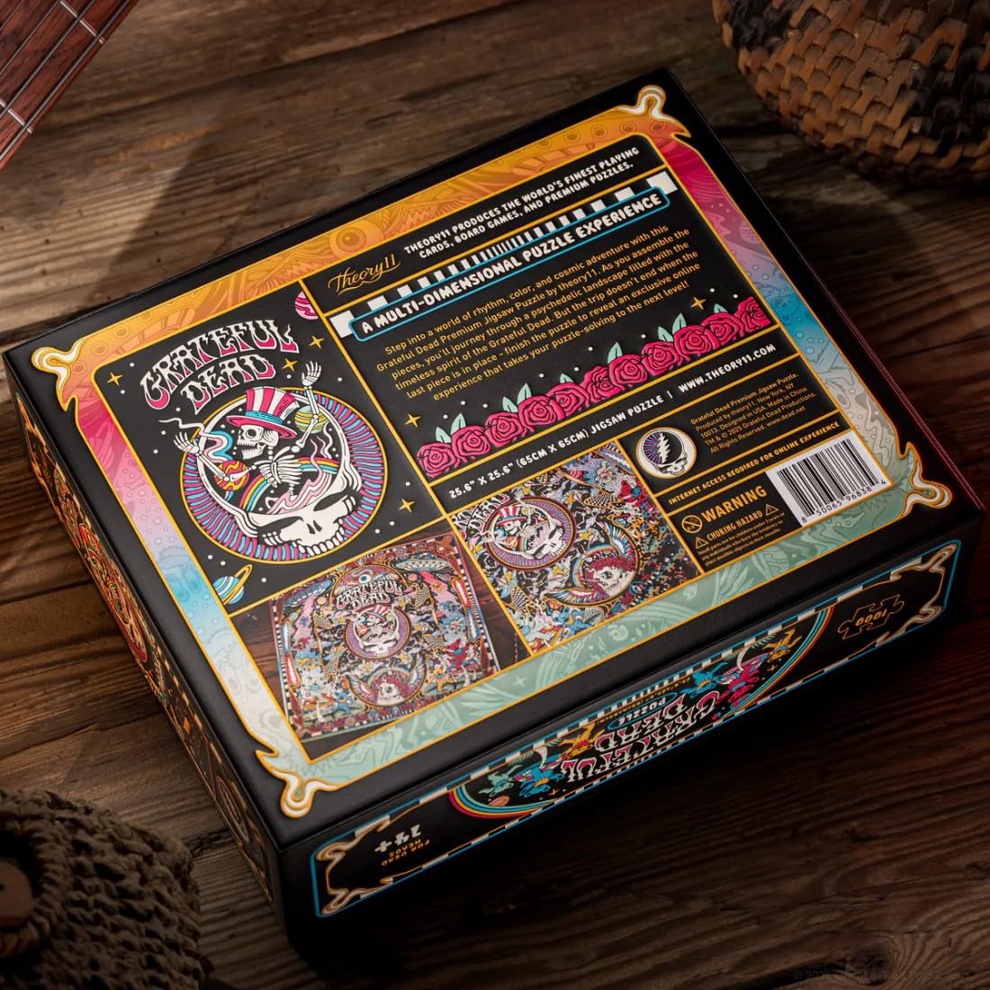 theory11 Grateful Dead Jigsaw Puzzle – 1,000 Pieces with Multidimensional Experience