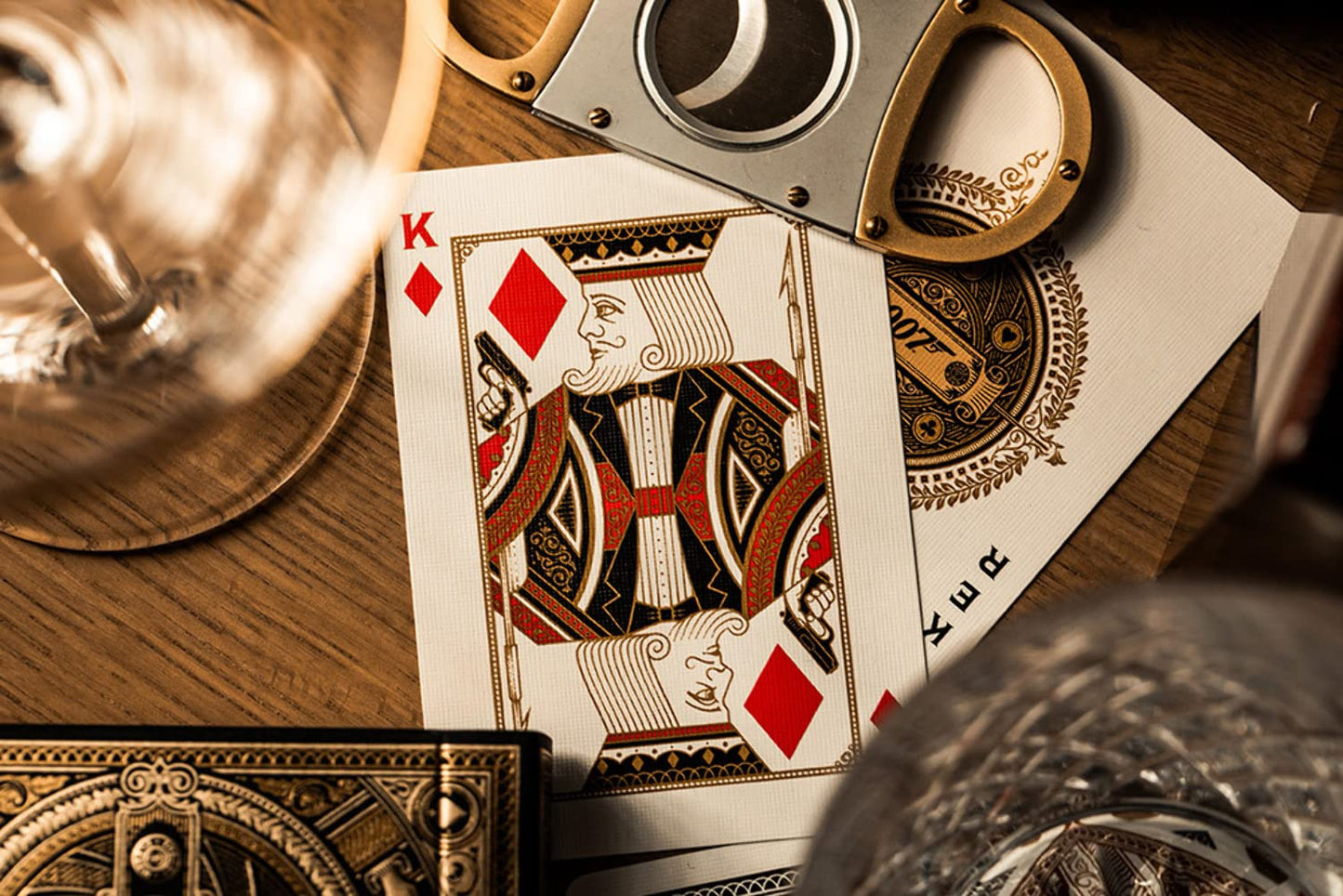 Theory11 James Bond 007 Playing Cards – Premium Gold Foil Box