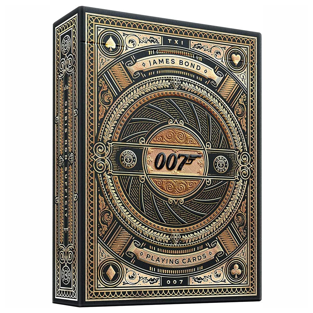 Theory11 James Bond 007 Playing Cards – Premium Gold Foil Box
