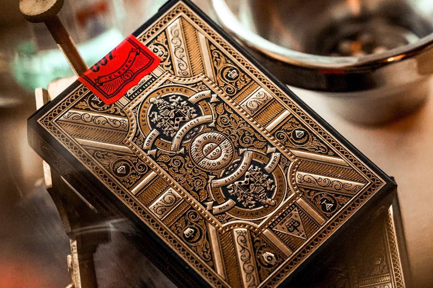 Theory11 James Bond 007 Playing Cards – Premium Gold Foil Box
