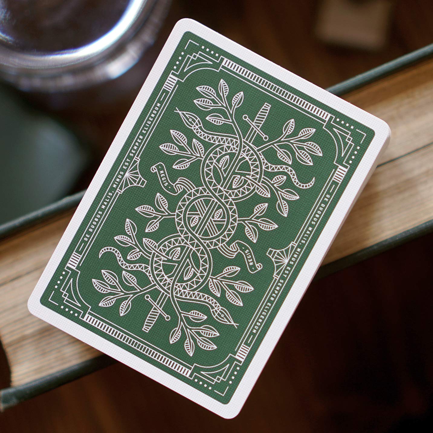 Monarch Playing Cards (Green) by theory11 | Luxury Card Deck