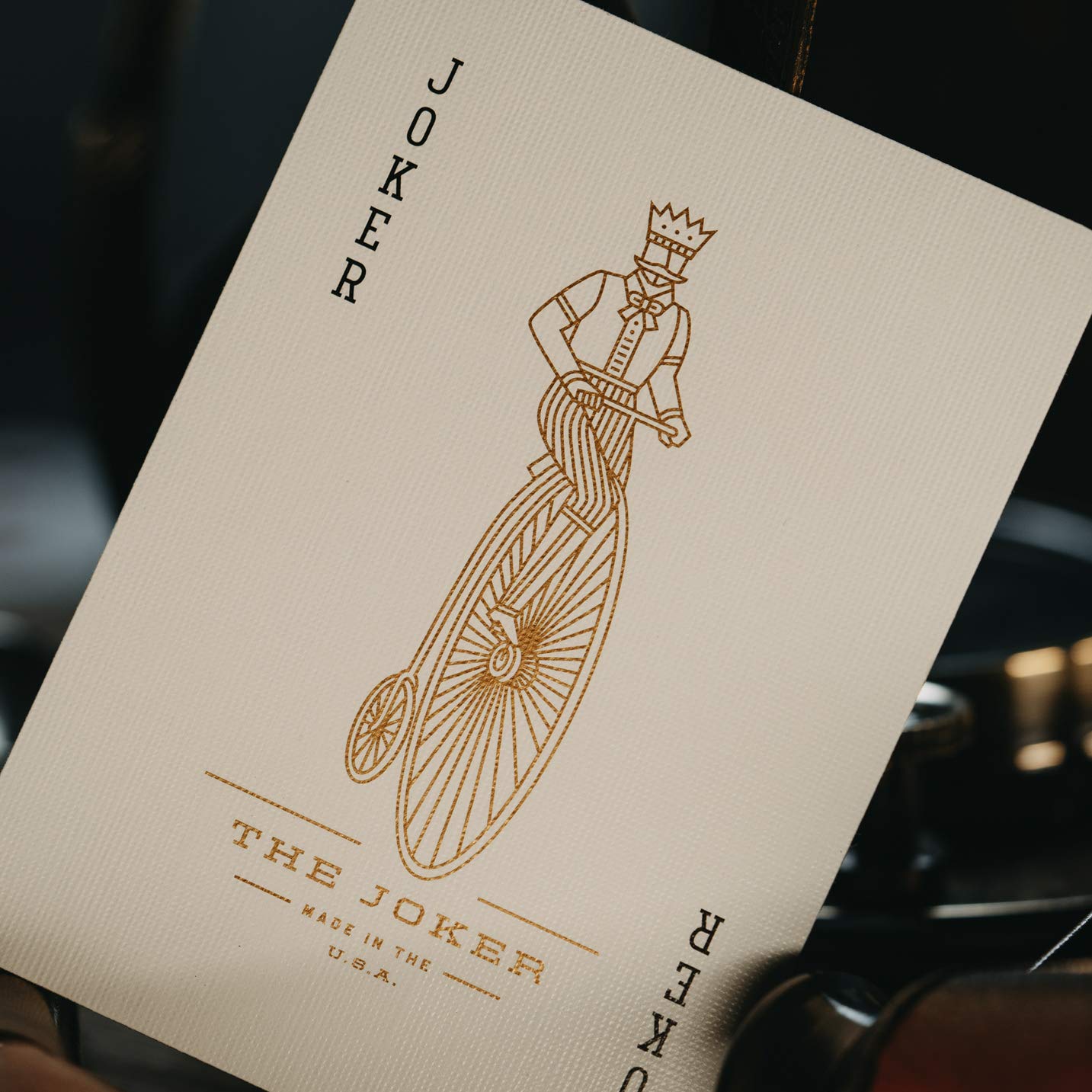 theory11 Monarchs Purple Playing Cards – Luxury Deck with Gold Foil Box