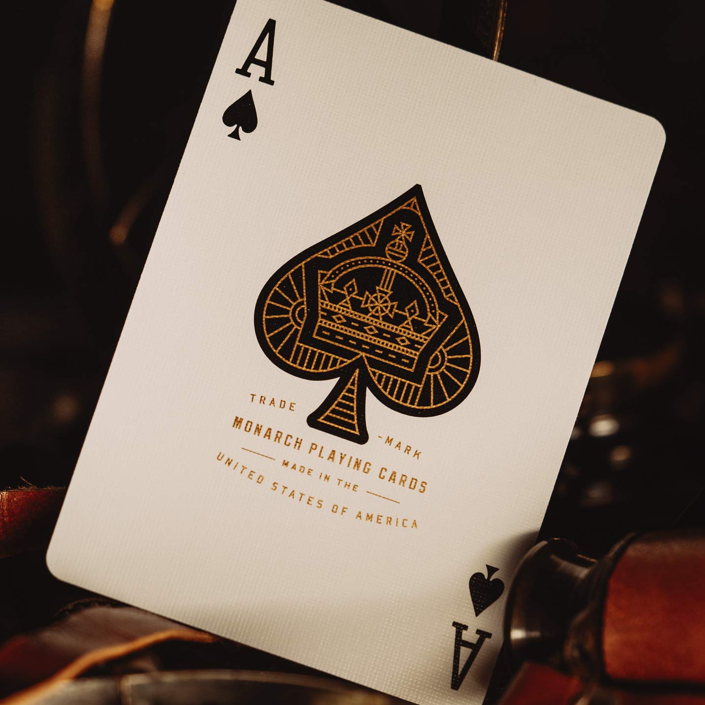 theory11 Monarchs Purple Playing Cards – Luxury Deck with Gold Foil Box