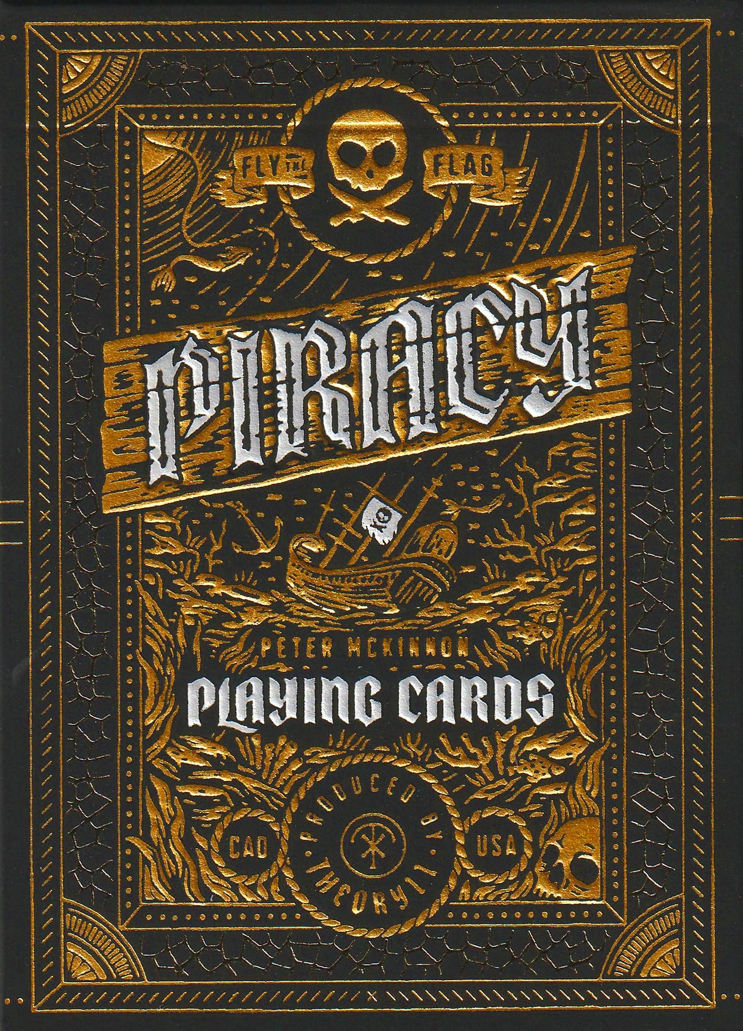 theory11 Piracy Premium Luxury Playing Cards - Foil Poker Size
