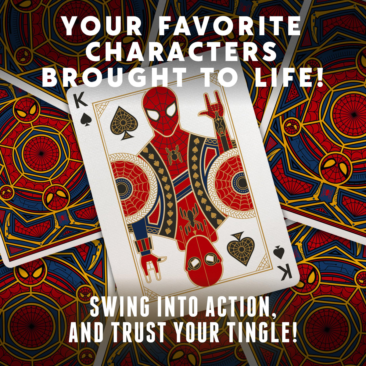 Theory11 Spider-Man Playing Cards – Officially Licensed Premium Deck