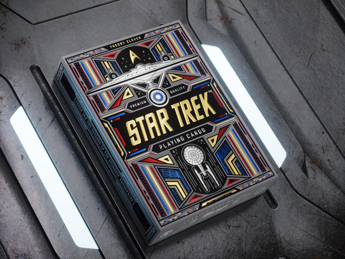 theory11 Star Trek Light Premium Playing Cards – Poker Size, Luxury Deck