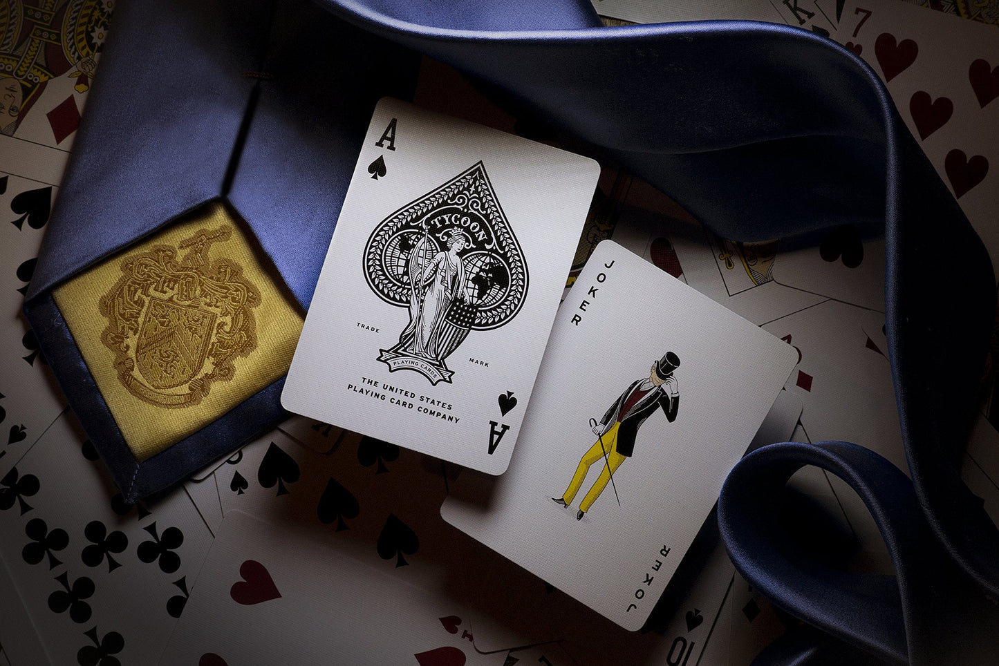 theory11 Tycoon Blue Playing Cards – Premium Designer Deck by Steve Cohen