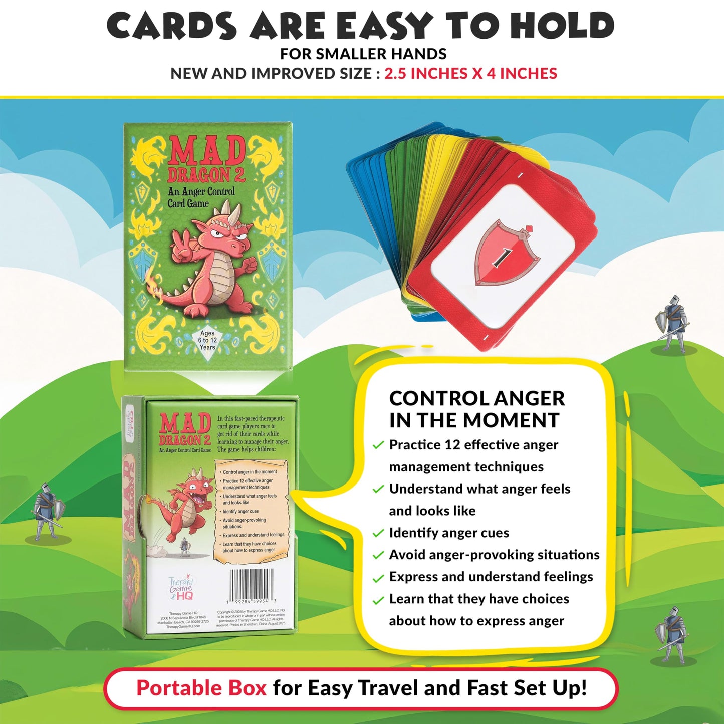 Mad Dragon 2: Anger Control Card Game for Kids | Therapy Game HQ