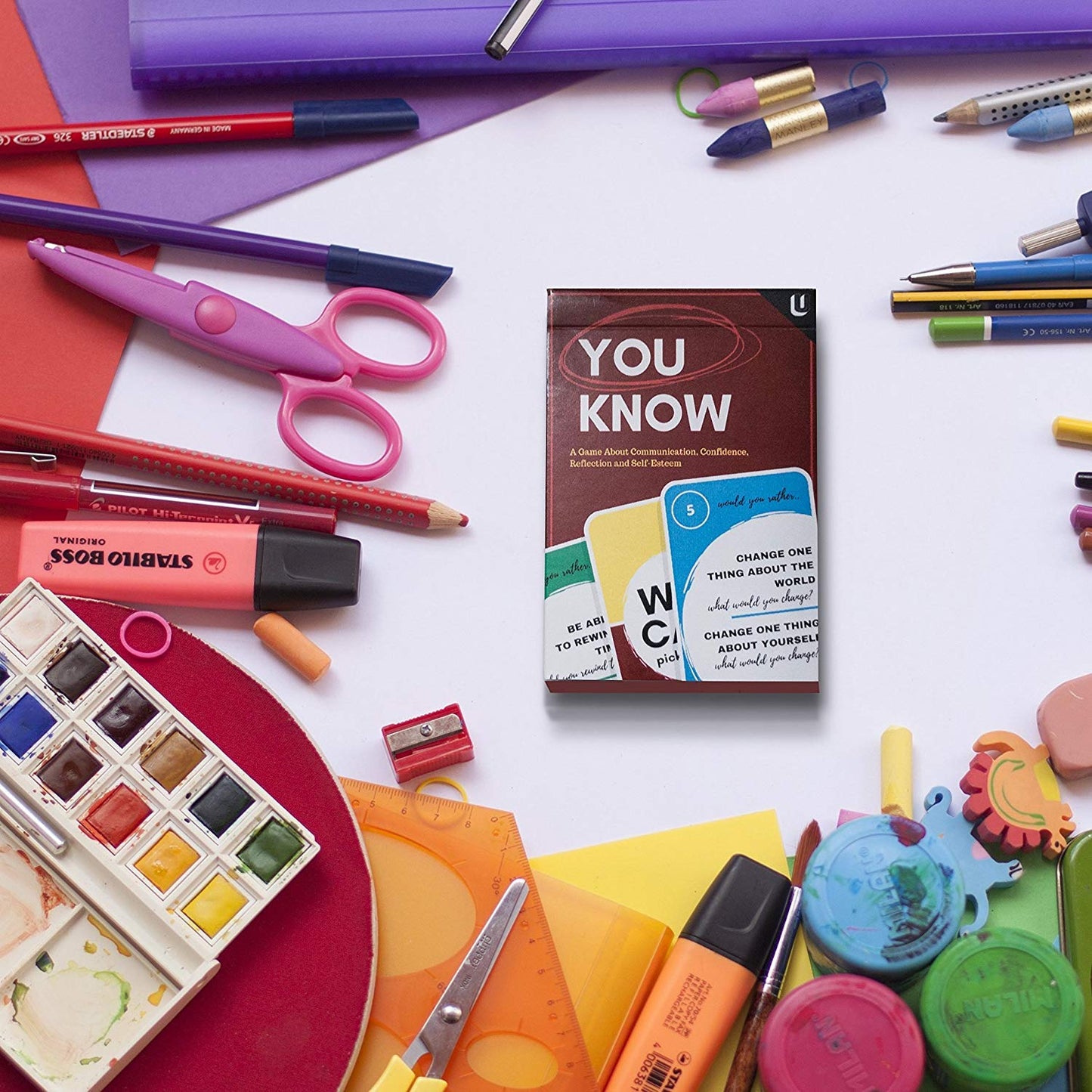 Therapy U You Know Social Skills Games – Fun Conversation Builder Card Game for All Ages