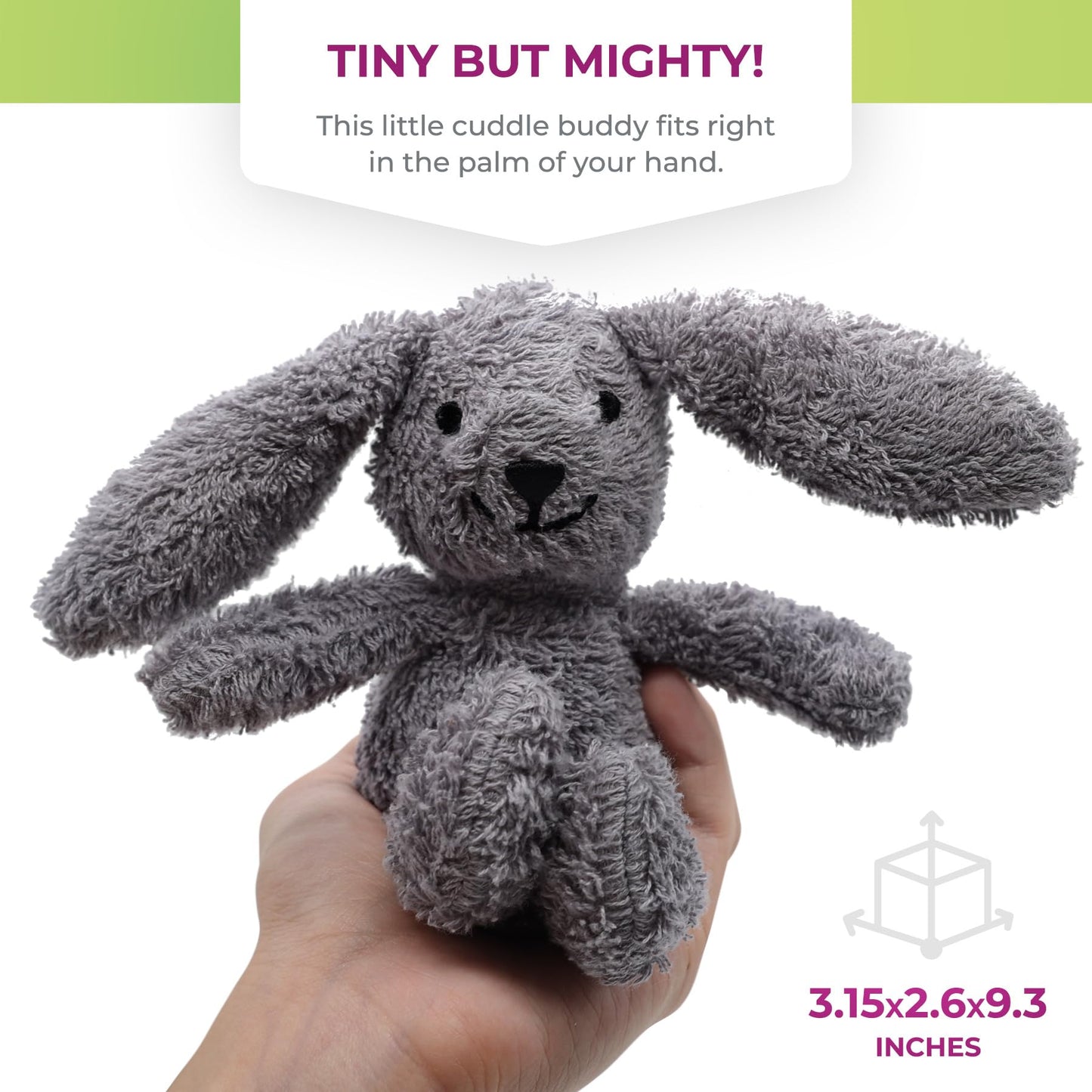 Thermal-Aid Zoo Mini Baxter the Bunny — Mold-Resistant, Reusable Hot & Cold Pack for Kids