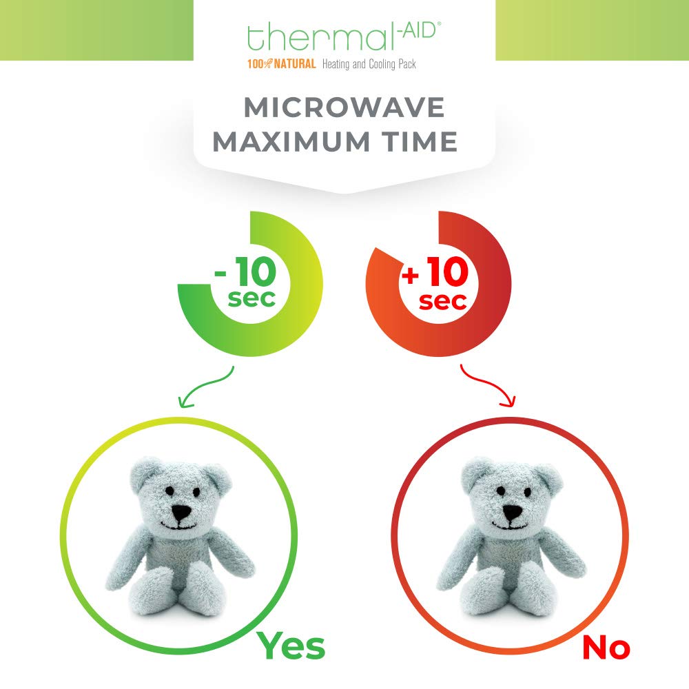 Thermal-Aid Zoo Mini Buckley Blue Bear — Mold-Resistant Hot & Cold Pack for Kids
