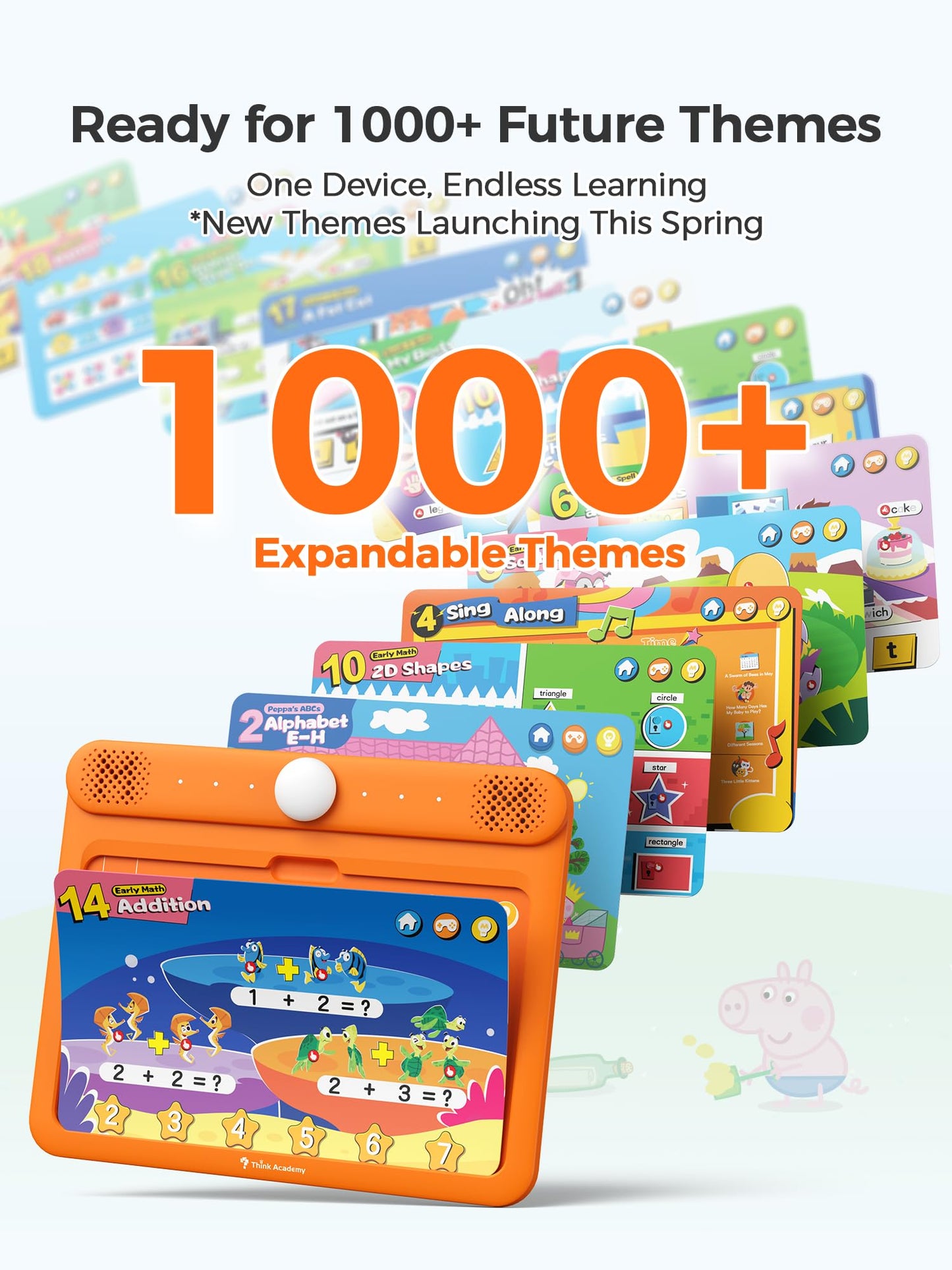 Think Academy Interactive Learning Pad – Screen-Free Learn-to-Read System for Kids 3–5