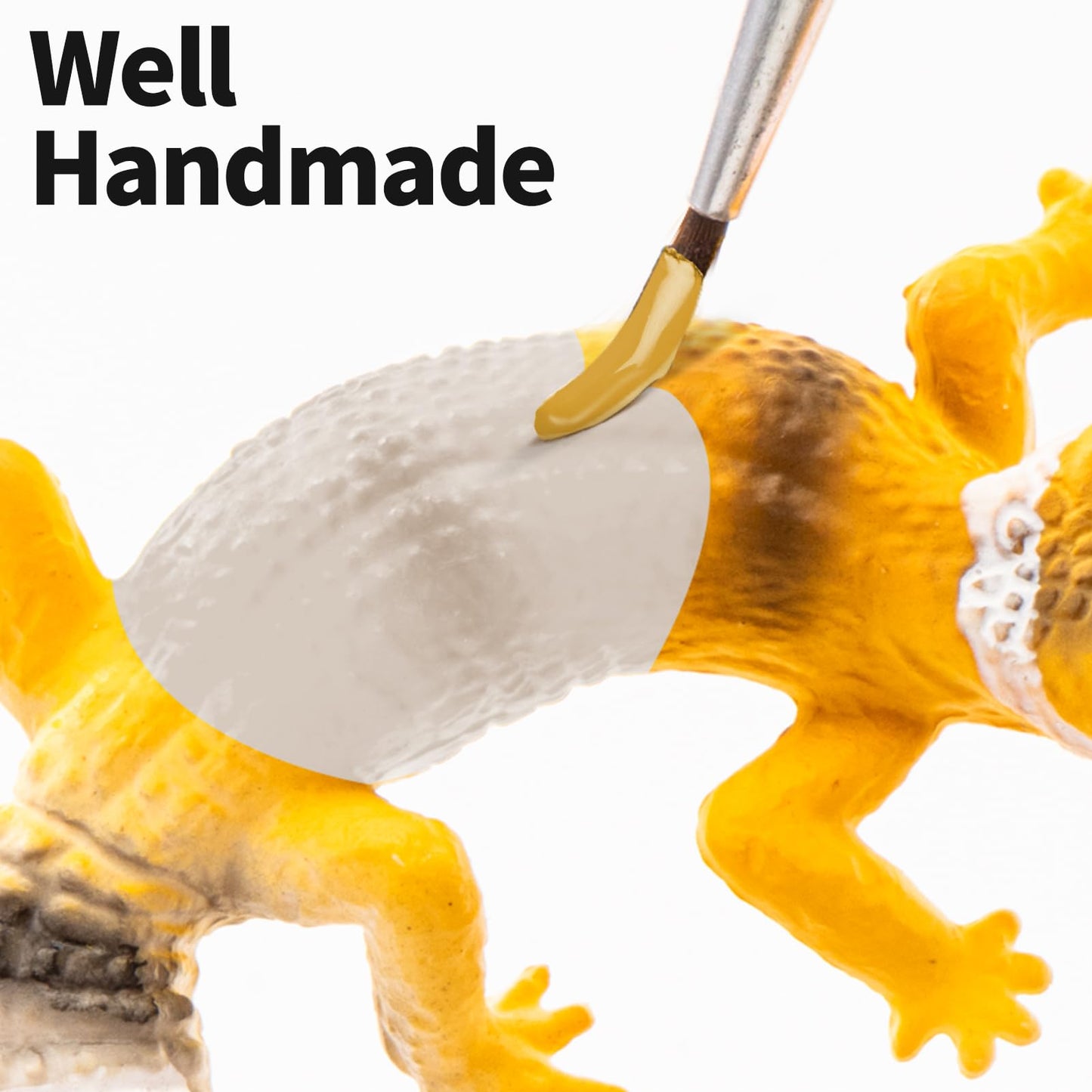 THINKBAY 14PCS Reptile & Amphibian Figurines - Realistic PVC Animals for Education, Dioramas & Play