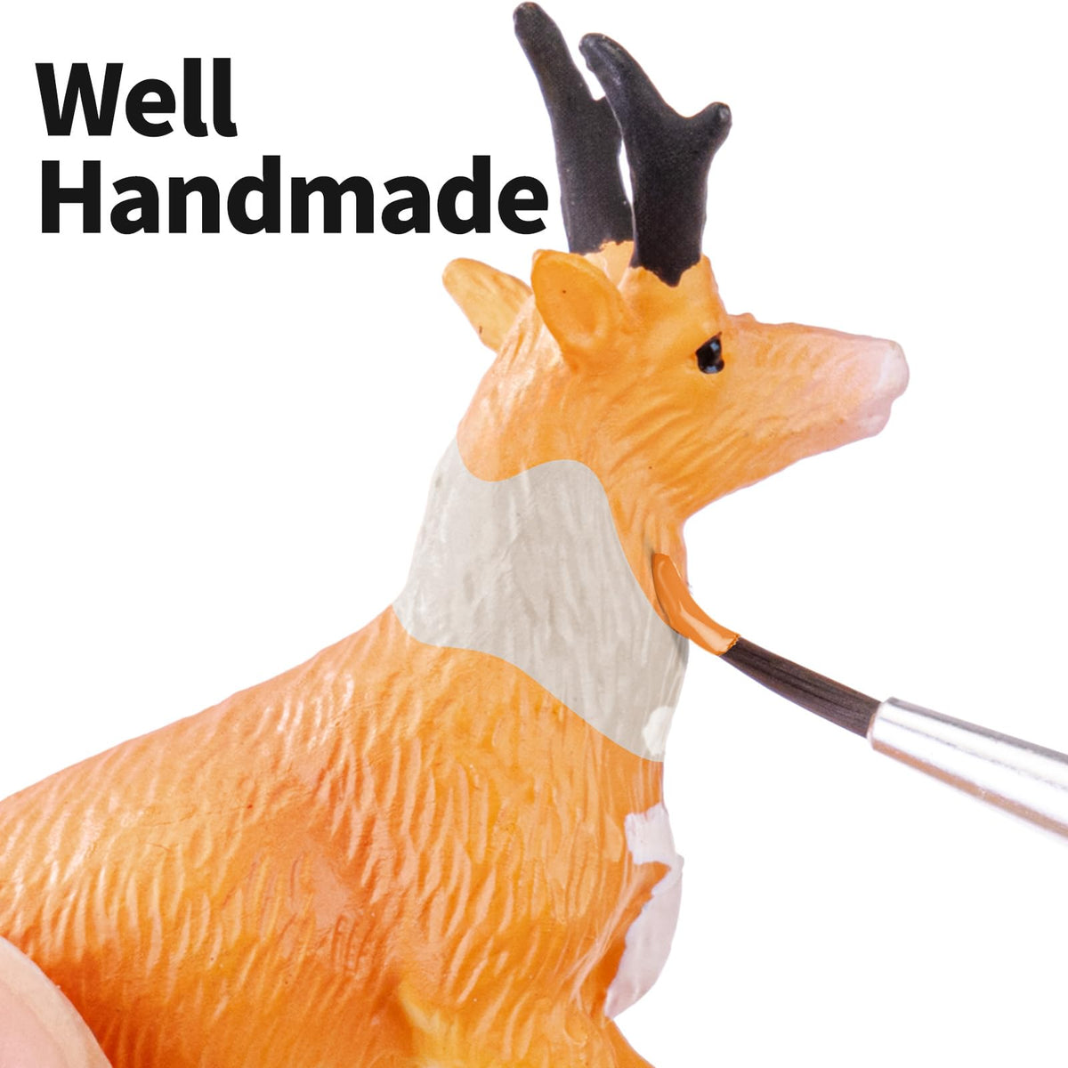 THINKBAY 16PCS Mini North American Woodland Animals Figurines – Realistic PVC Toys for Kids