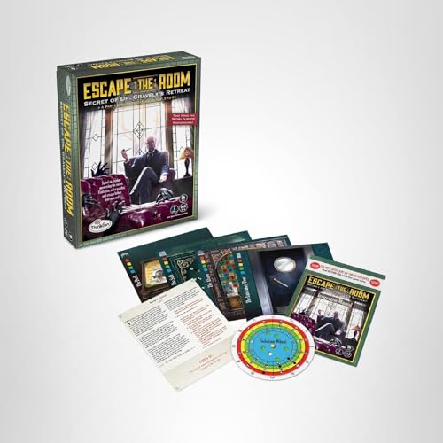 ThinkFun Escape The Room: Dr. Gravely's Retreat – Escape Room in a Box (Ages 13+)