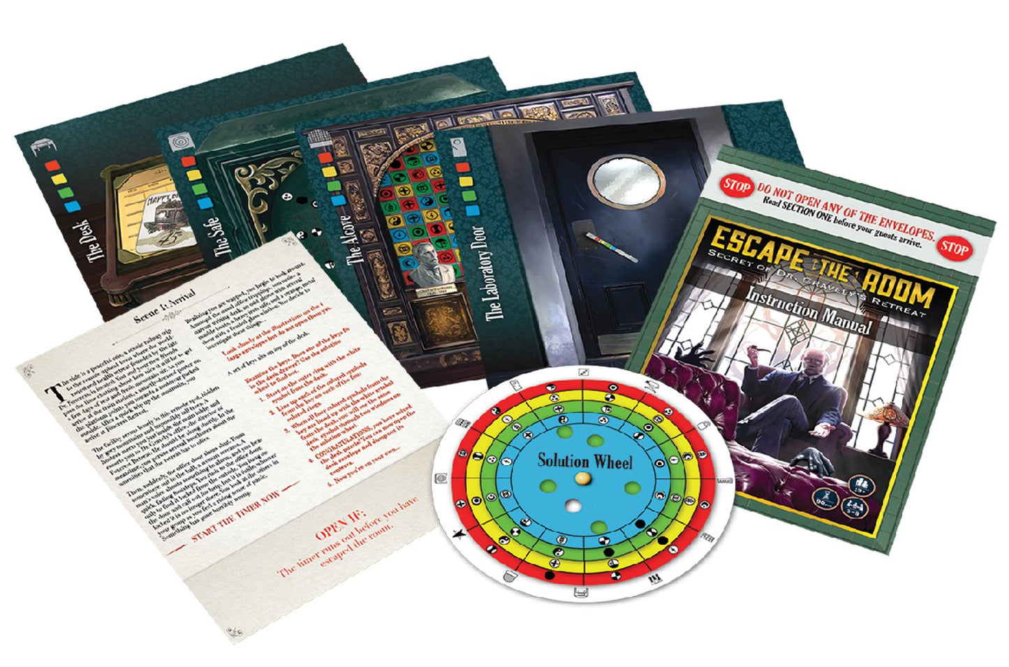ThinkFun Escape The Room: Dr. Gravely's Retreat – Escape Room in a Box (Ages 13+)