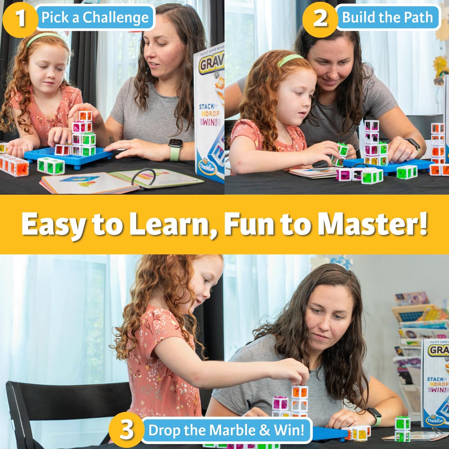 ThinkFun Gravity Maze Builder for Kids 5+ | Logic Marble Run & Spatial Thinking | MESH Accredited