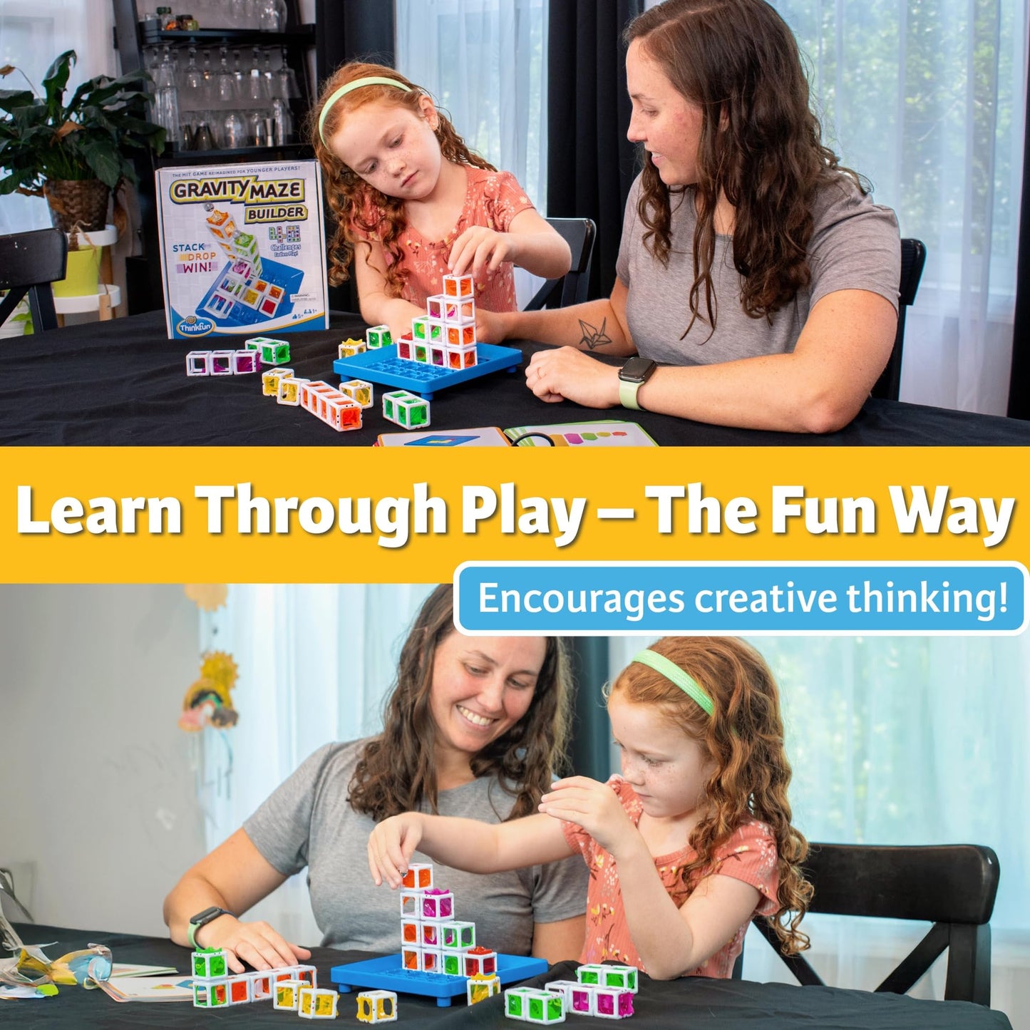 ThinkFun Gravity Maze Builder for Kids 5+ | Logic Marble Run & Spatial Thinking | MESH Accredited