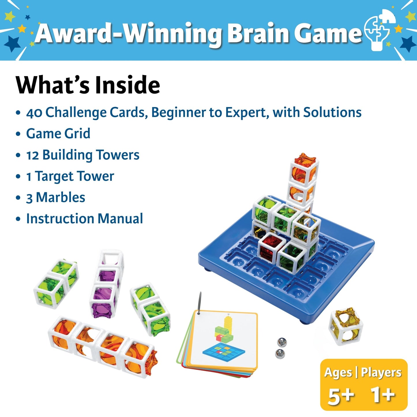 ThinkFun Gravity Maze Builder for Kids 5+ | Logic Marble Run & Spatial Thinking | MESH Accredited