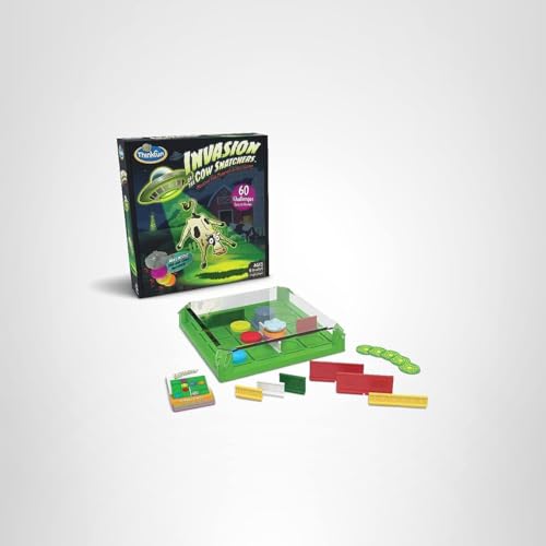 ThinkFun Invasion of the Cow Snatchers: Magnet Maze Logic Game for Ages 6+