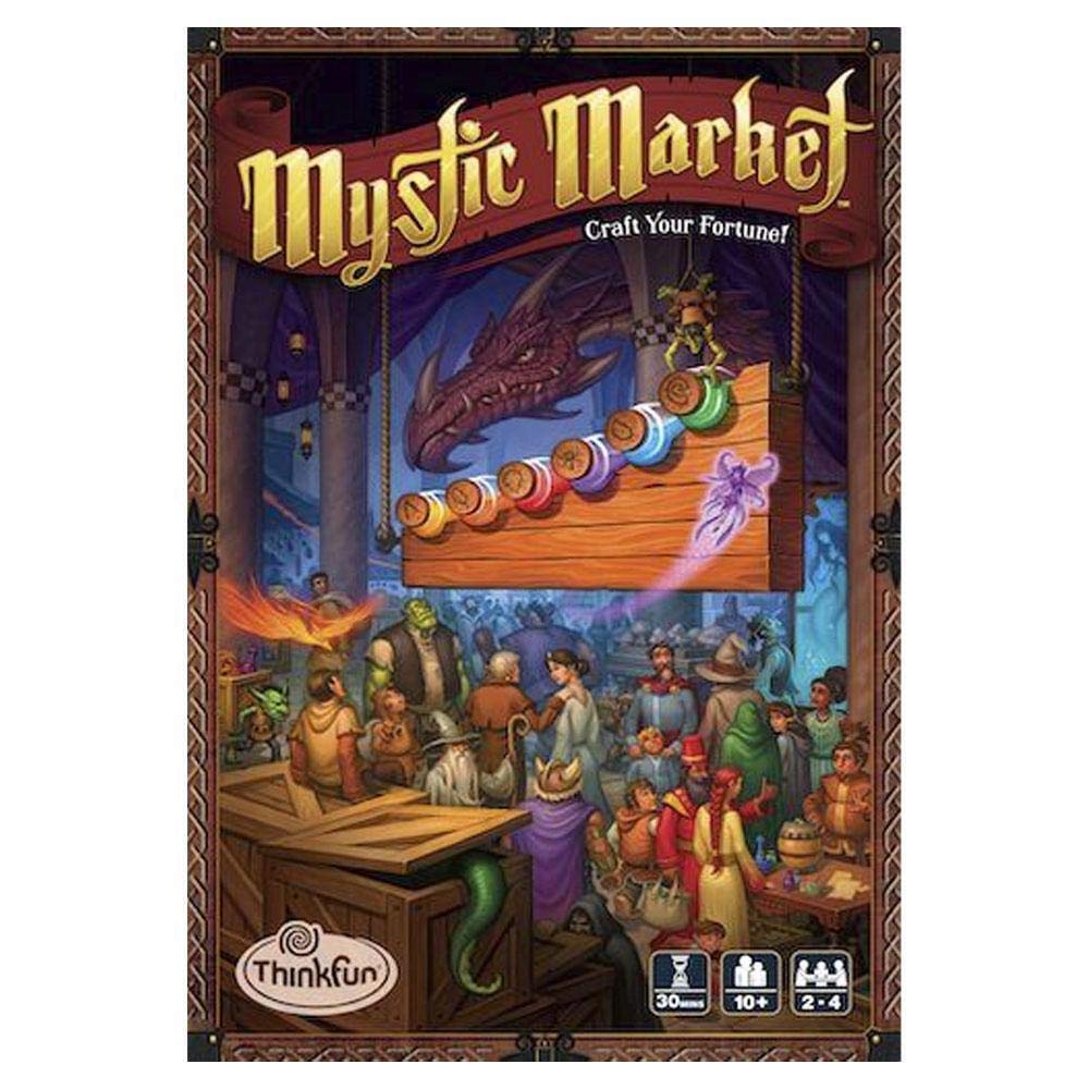 ThinkFun Mystic Market Strategy Card Game – 2-4 Players, Ages 10+