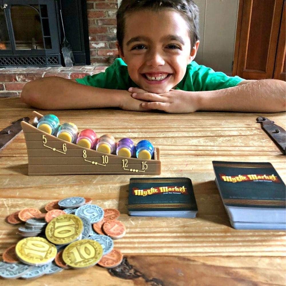 ThinkFun Mystic Market Strategy Card Game – 2-4 Players, Ages 10+