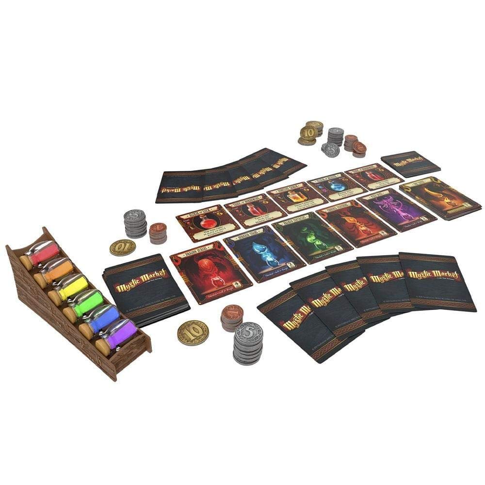 ThinkFun Mystic Market Strategy Card Game – 2-4 Players, Ages 10+
