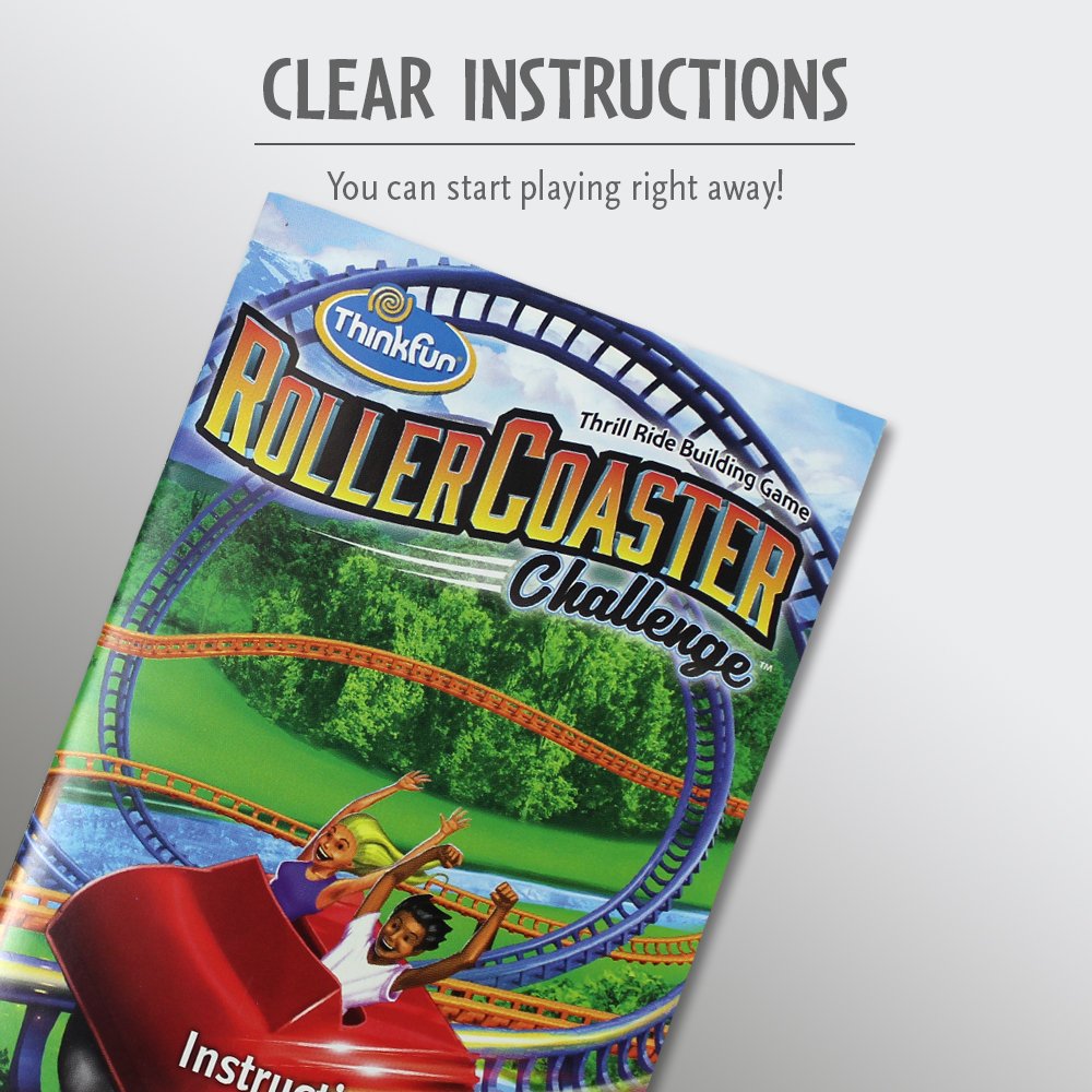 ThinkFun Roller Coaster Challenge – STEM Logic Game for Ages 6+ | TOTY Finalist