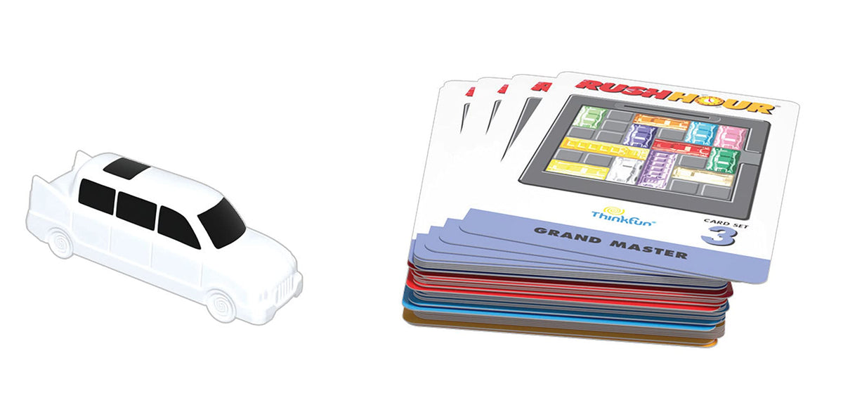 ThinkFun Rush Hour 3 Expansion Set – Extra Challenges for The Original Rush Hour (Ages 8+)
