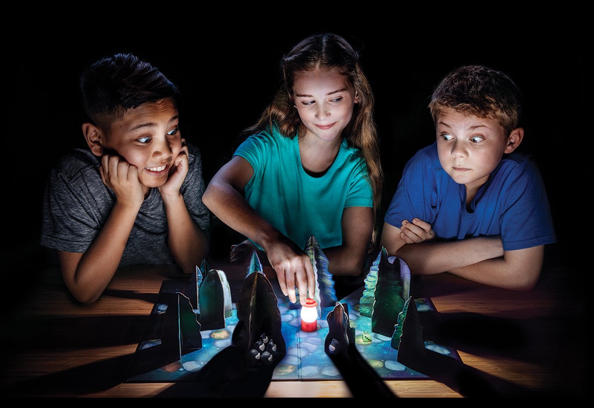 ThinkFun Shadows in The Forest - Play-In-The-Dark Board Game for Kids & Adults