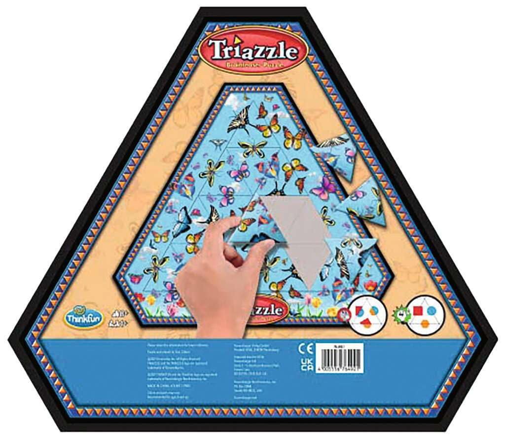 ThinkFun Triazzle Butterfly Edition – Brain-Teasing Picture Puzzle