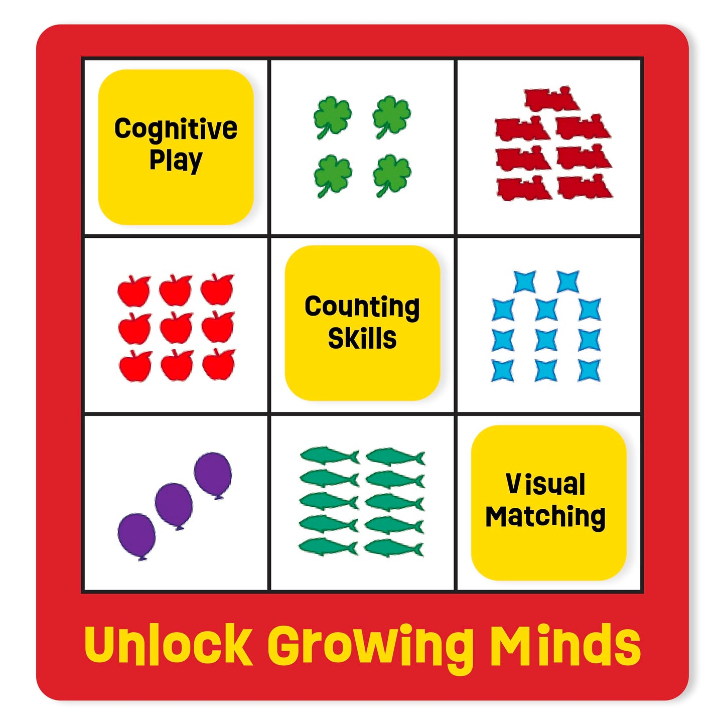 ThinkFun Zingo 1-2-3 - Fast-Paced Counting & Word Recognition Game