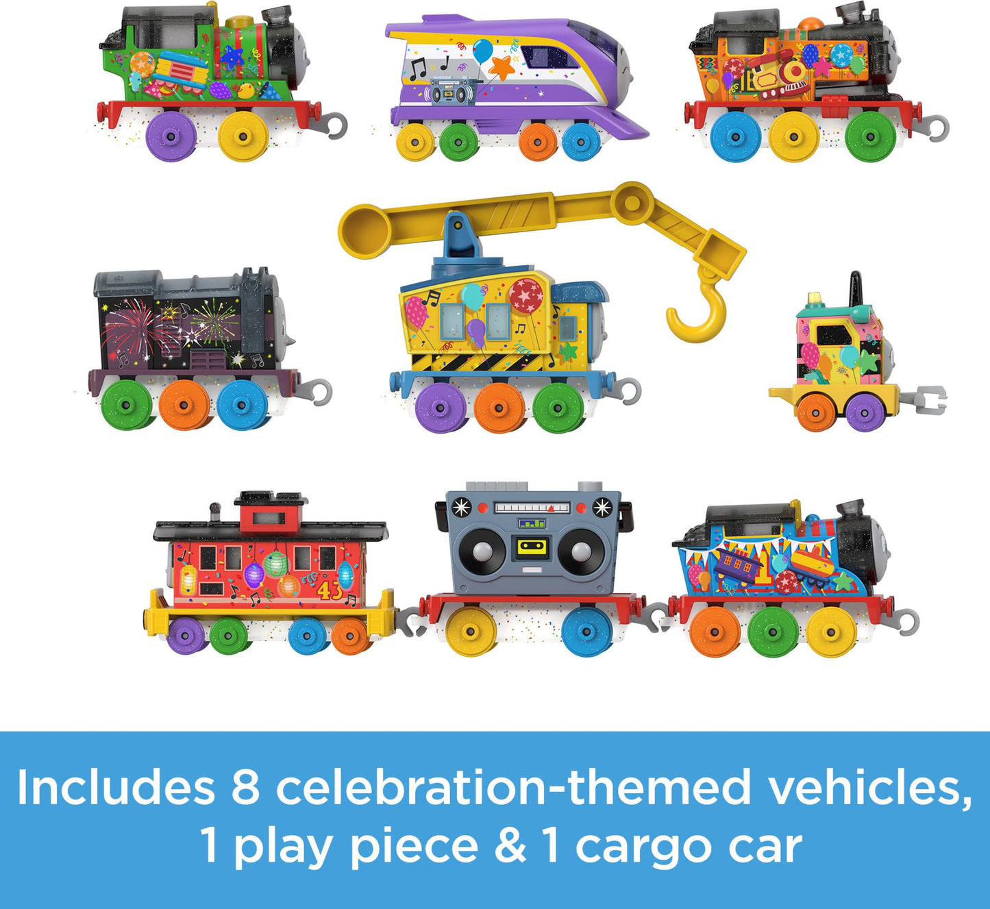 Thomas & Friends 7 Days of Surprises Gift Set – 10 Diecast Trains & Cargo for Kids 3+ (Amazon Exclusive)
