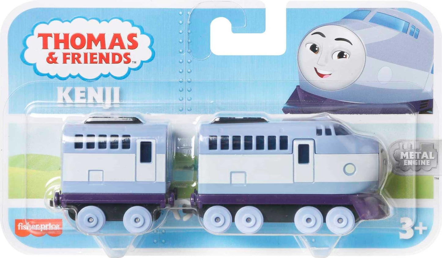 Thomas & Friends Kenji Engine & Cargo Car – Large Die-Cast Push-Along Train | Fisher-Price