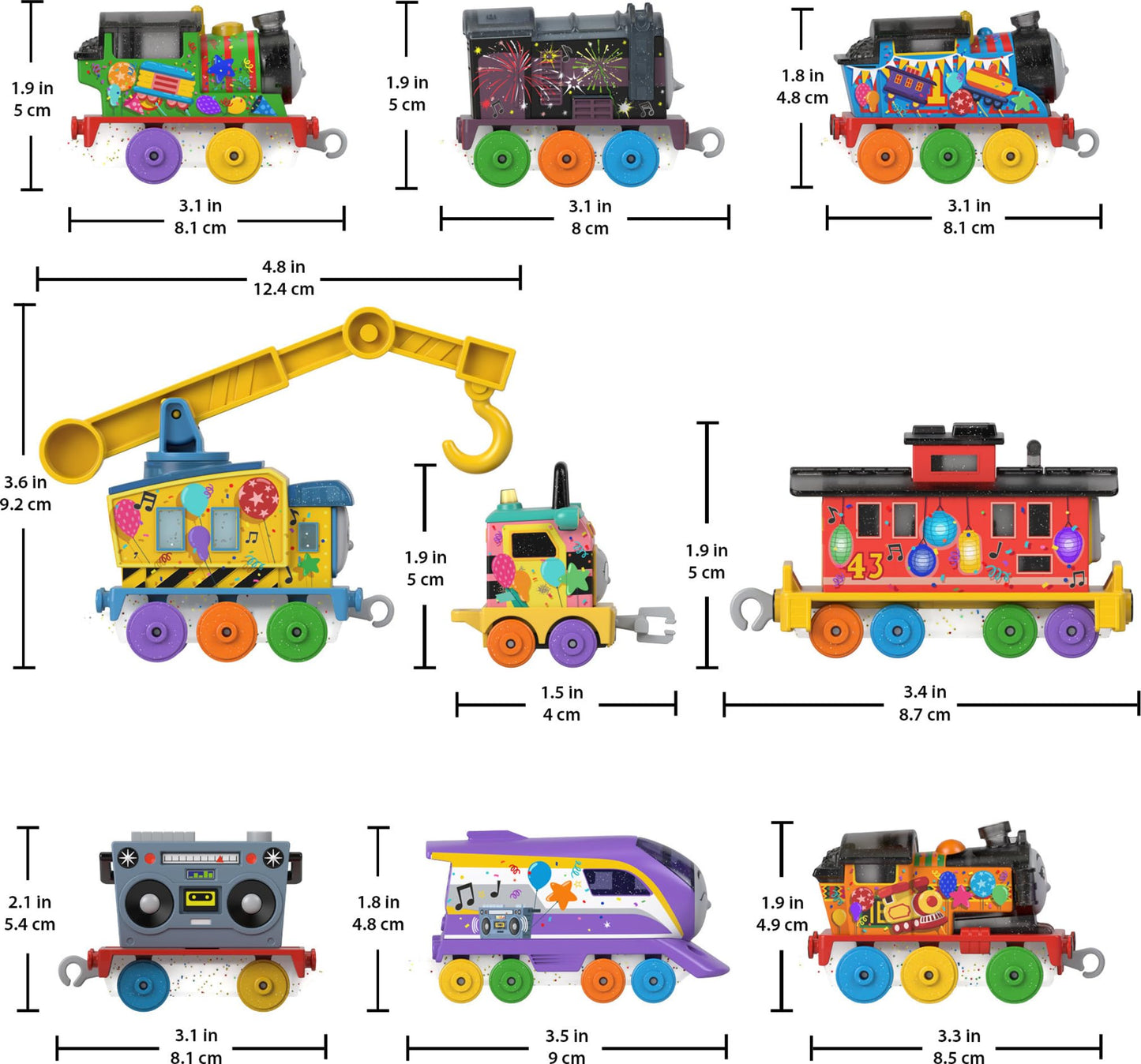Thomas & Friends 7 Days of Surprises Gift Set – 10 Diecast Trains & Cargo for Kids 3+ (Amazon Exclusive)