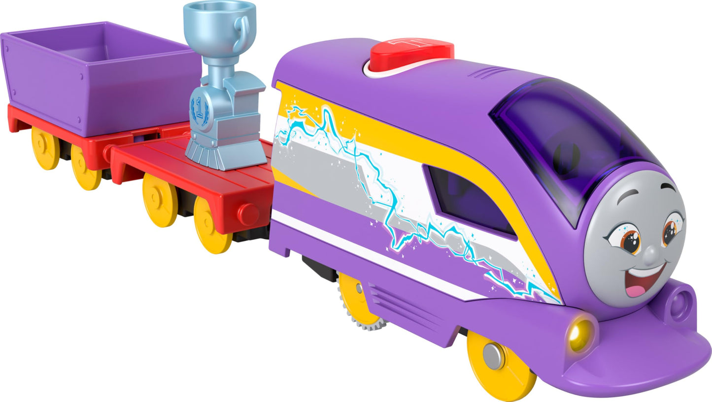 Thomas & Friends Kana Engine – Motorized Talking Train with Cargo Car (Ages 3+)