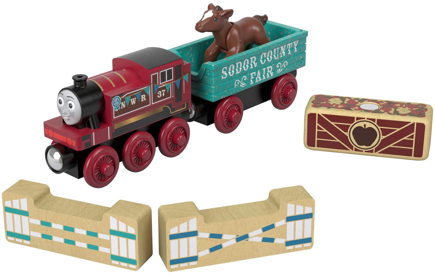 Thomas & Friends Wood: Rosie’s Prize Pony – Imaginative Trains, Pony Figure & Cargo Set