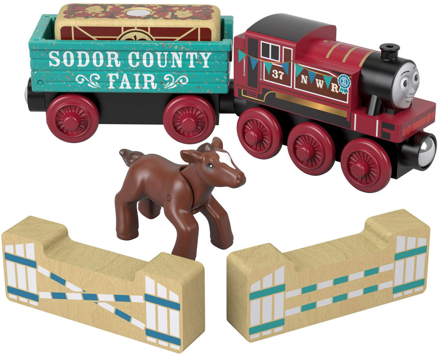 Thomas & Friends Wood: Rosie’s Prize Pony – Imaginative Trains, Pony Figure & Cargo Set