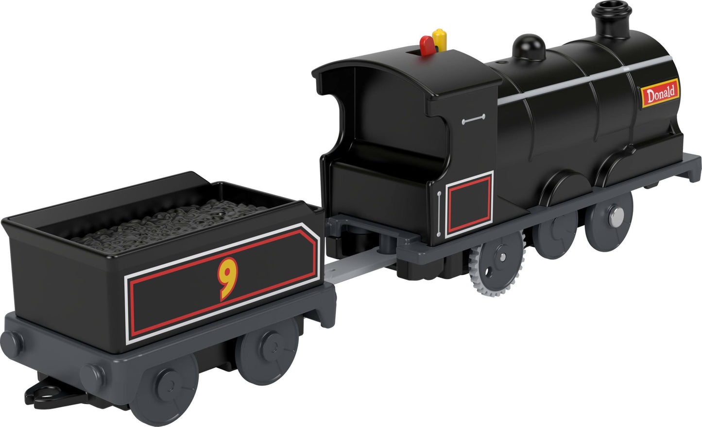 Thomas & Friends Donald Battery-Powered Engine with Cargo Car – Preschool Train Toy
