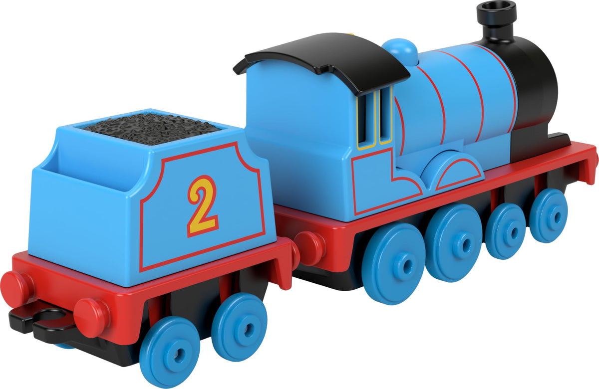 Thomas & Friends Edward Push-Along Engine with Tender – Diecast Train for Preschool Pretend Play (Ages 3+)