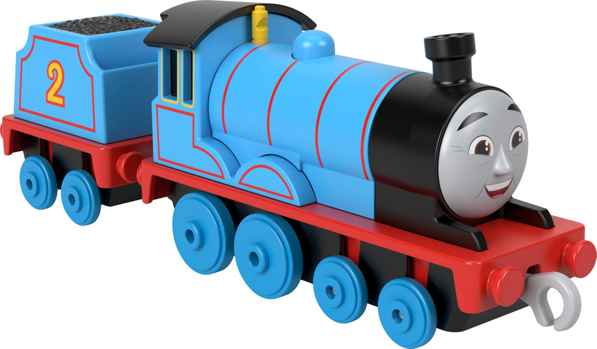 Thomas & Friends Edward Push-Along Engine with Tender – Diecast Train for Preschool Pretend Play (Ages 3+)