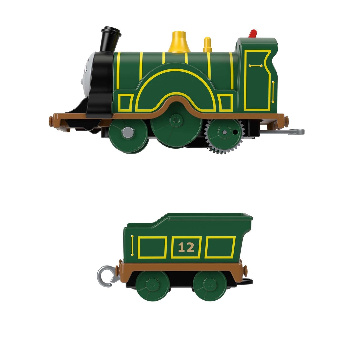 Thomas & Friends Emily Motorized Engine with Tender | Battery-Powered Train for Preschool Play