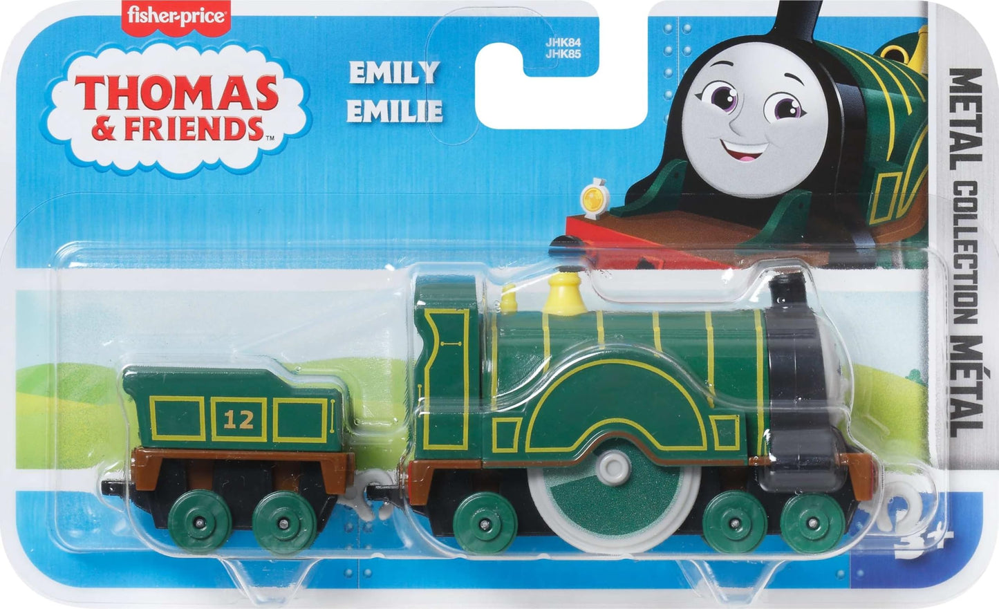 THOMAS & FRIENDS Emily Engine Die-Cast Push-Along Train – Fisher-Price Toy for Preschoolers 3+