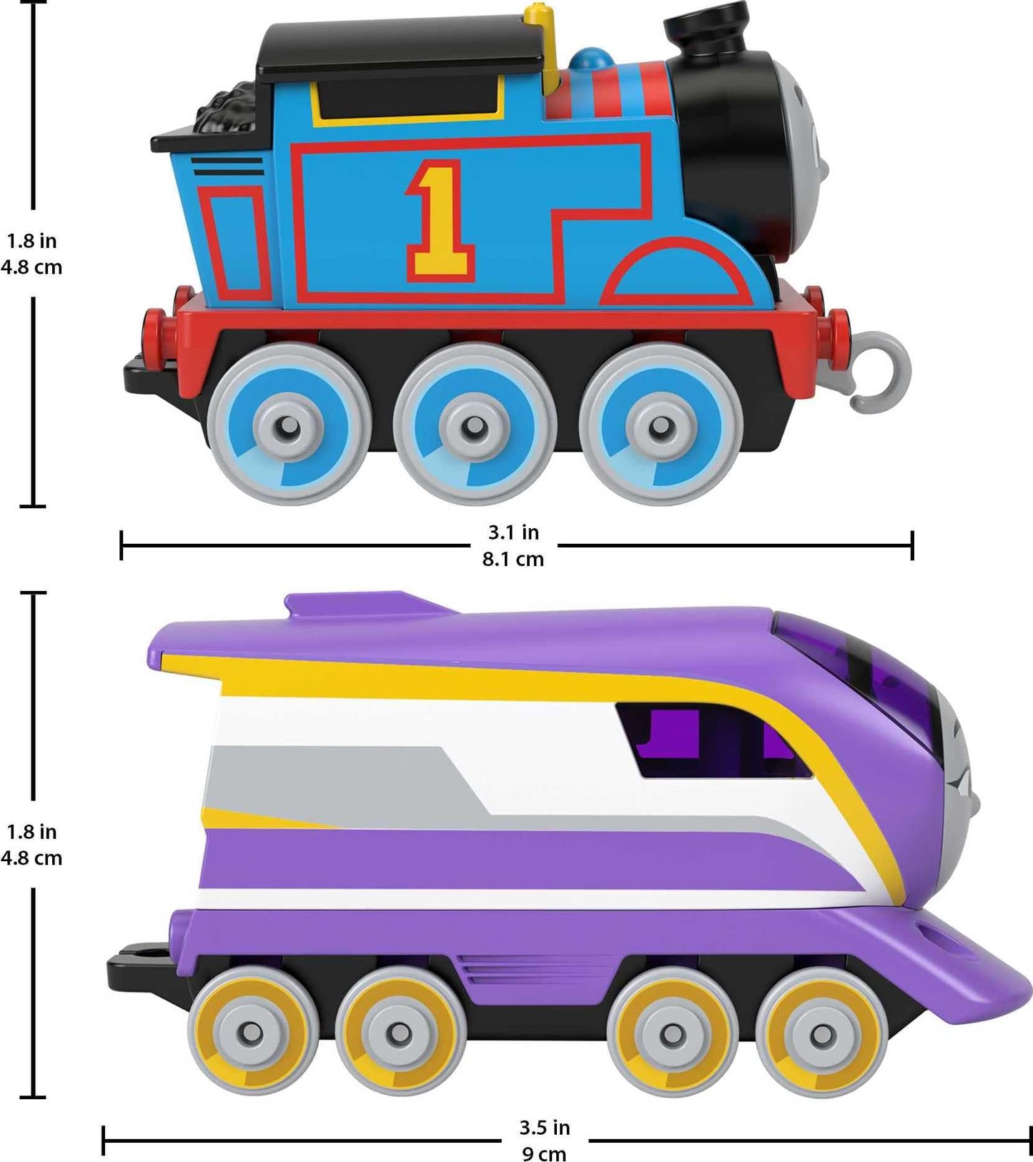 Thomas & Friends Race for the Sodor Cup Diecast Train Set with Thomas & Kana – Pretend Play 3+