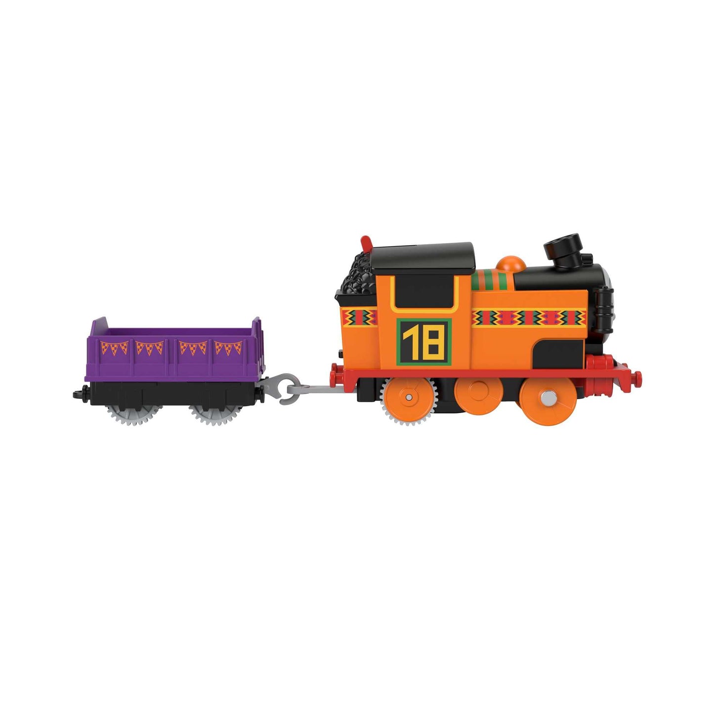 Thomas & Friends Nia Battery-Powered Engine with Cargo — Motorized Train for Pretend Play